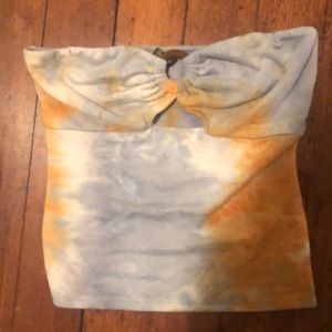 Wild fable strapless top